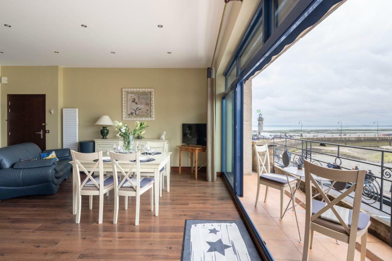 La Bisquine - Appt Pour 4 Avec Vue Mer Cancale Dış mekan fotoğraf
